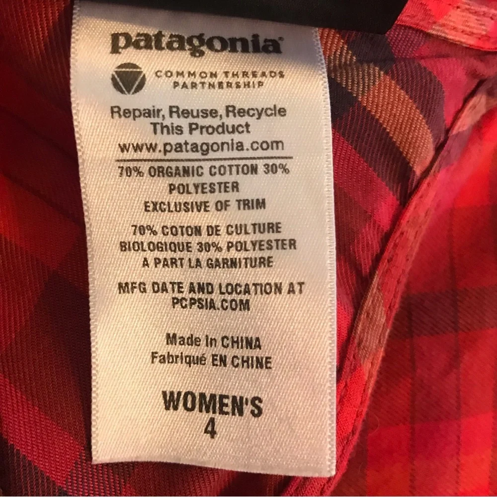 Patagonia Plaid Dress - Picture 9 of 11